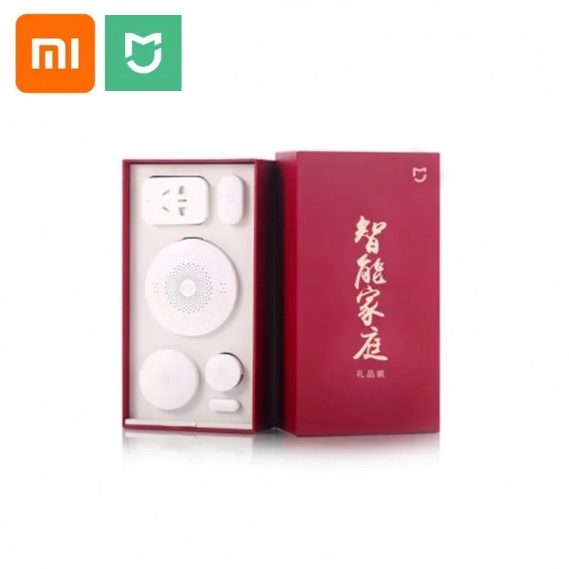 

NEW2022 Mijia Xiaomi Set Smart Home Kit Gateway Window Door Sensors Body Sensor Wireless Switch Mi 5 in 1 Security Kit Family