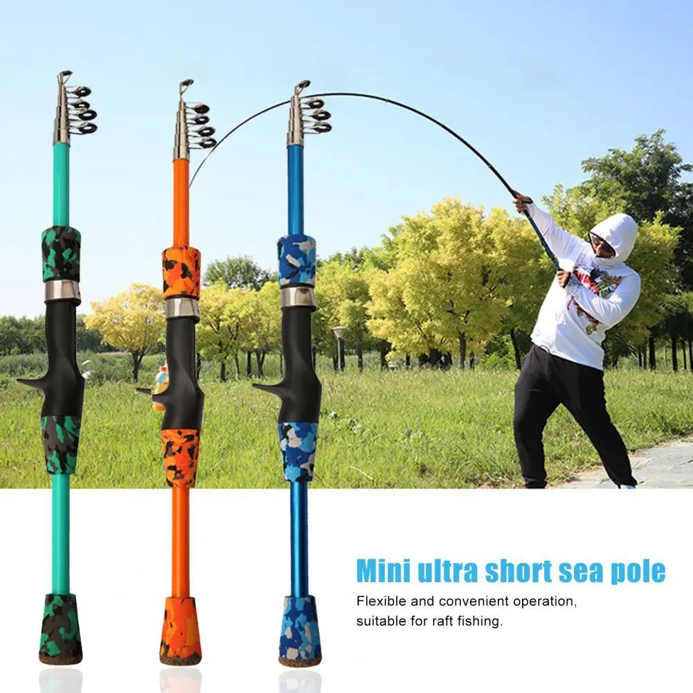 

Short Fishing Rod High Strength Fiber Glass Good Toughness Sea Rod for Fishing