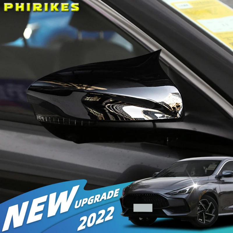

Rearview Mirror Cover for MG 5 MG5 2021 Car Side Rear View Mirror Cover Trim Decorative Accessories, Carbon Fiber