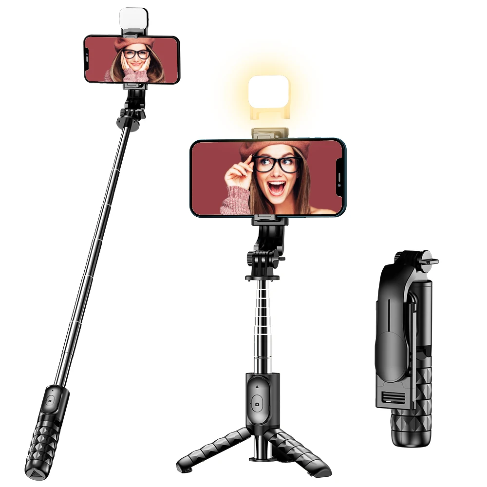 Регулируемый штатив для селфи-палки с дистанционным управлением ...