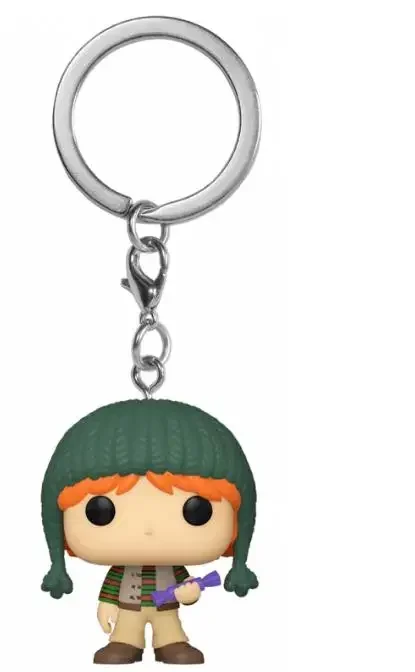 Funko pop Harries зеленая шляпа Ron брелок с оригинальной фигуркой boox коллекция brinquedos