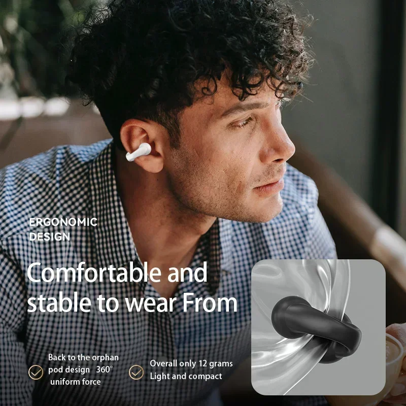 Беспроводные наушники Bluetooth 5.3 с чехлом для зарядки