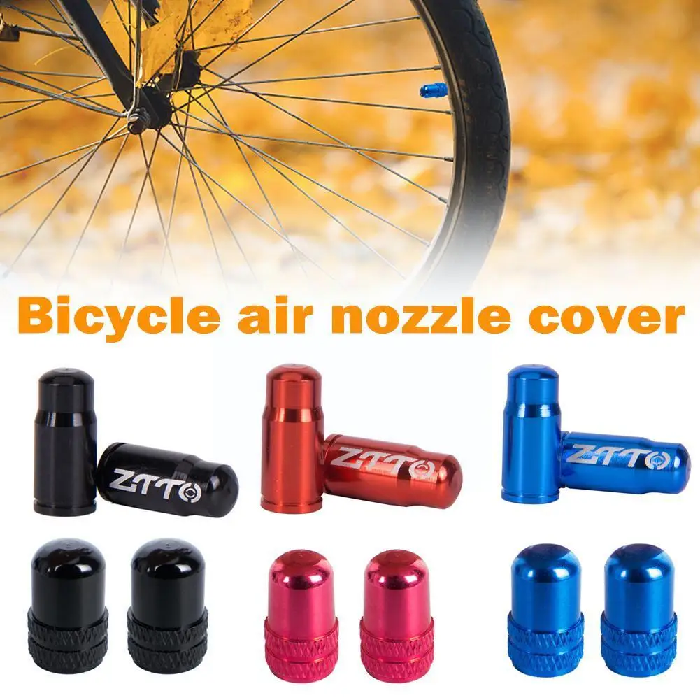 

Bicycle Air Nozzle Cover Durable Aluminum Alloy Material Suitable For Both Mountain And Road Bikes Protects Against Air Lea J7S6