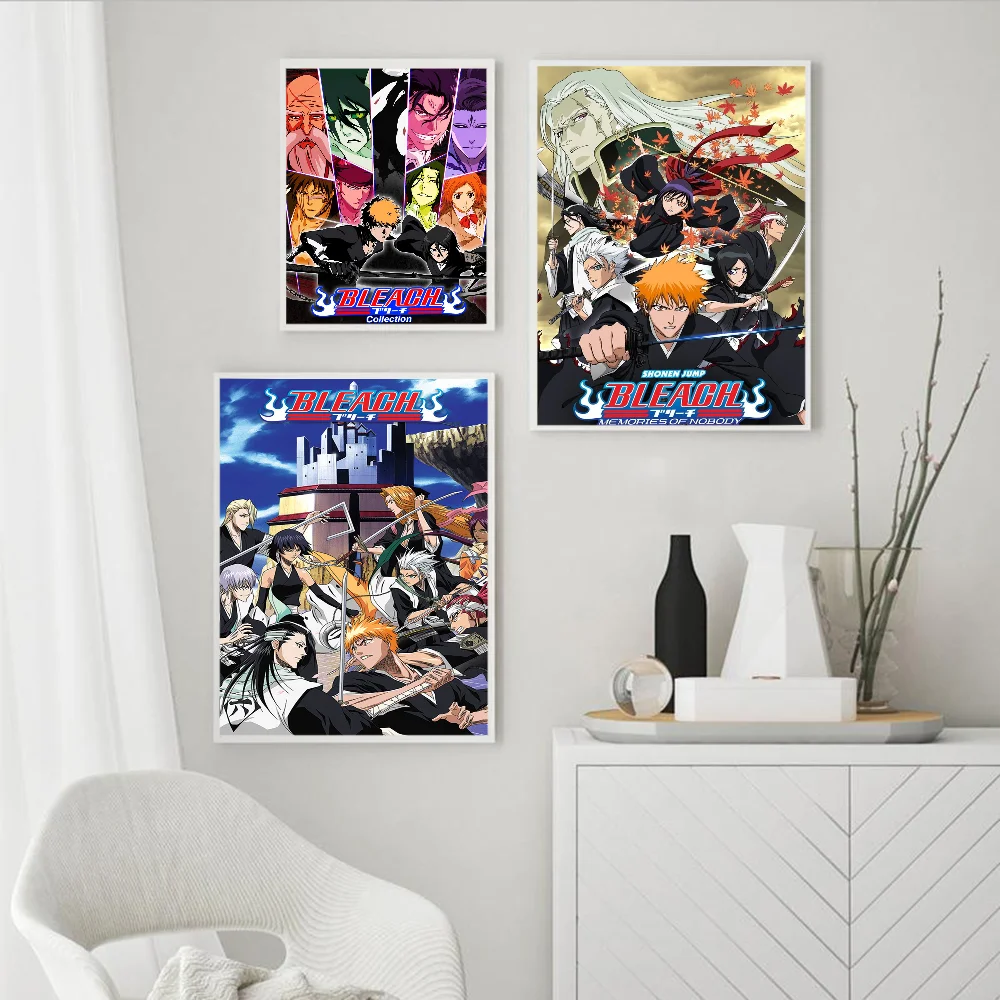 Аниме Bleach Movie липкие постеры необычные стикеры на стену для украшения гостиной