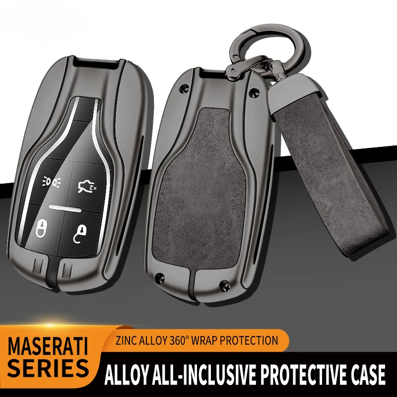 

Car Remote Key Case Cover Holder For Maserati Levante Ghibli Quattroporte GT Granturism GranCabrio Shell Protector Accesories
