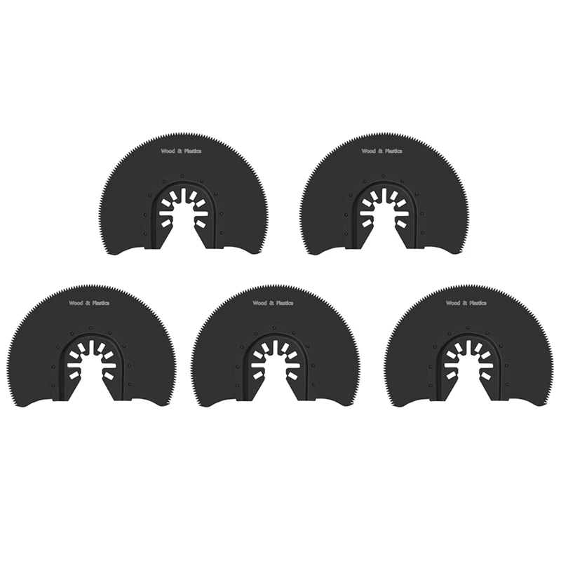 

Полуциркулярная сегментная пила HCS 5 шт./компл. 88 мм, Осциллирующие многофункциональные инструменты для электроинструмента для резки дерева...