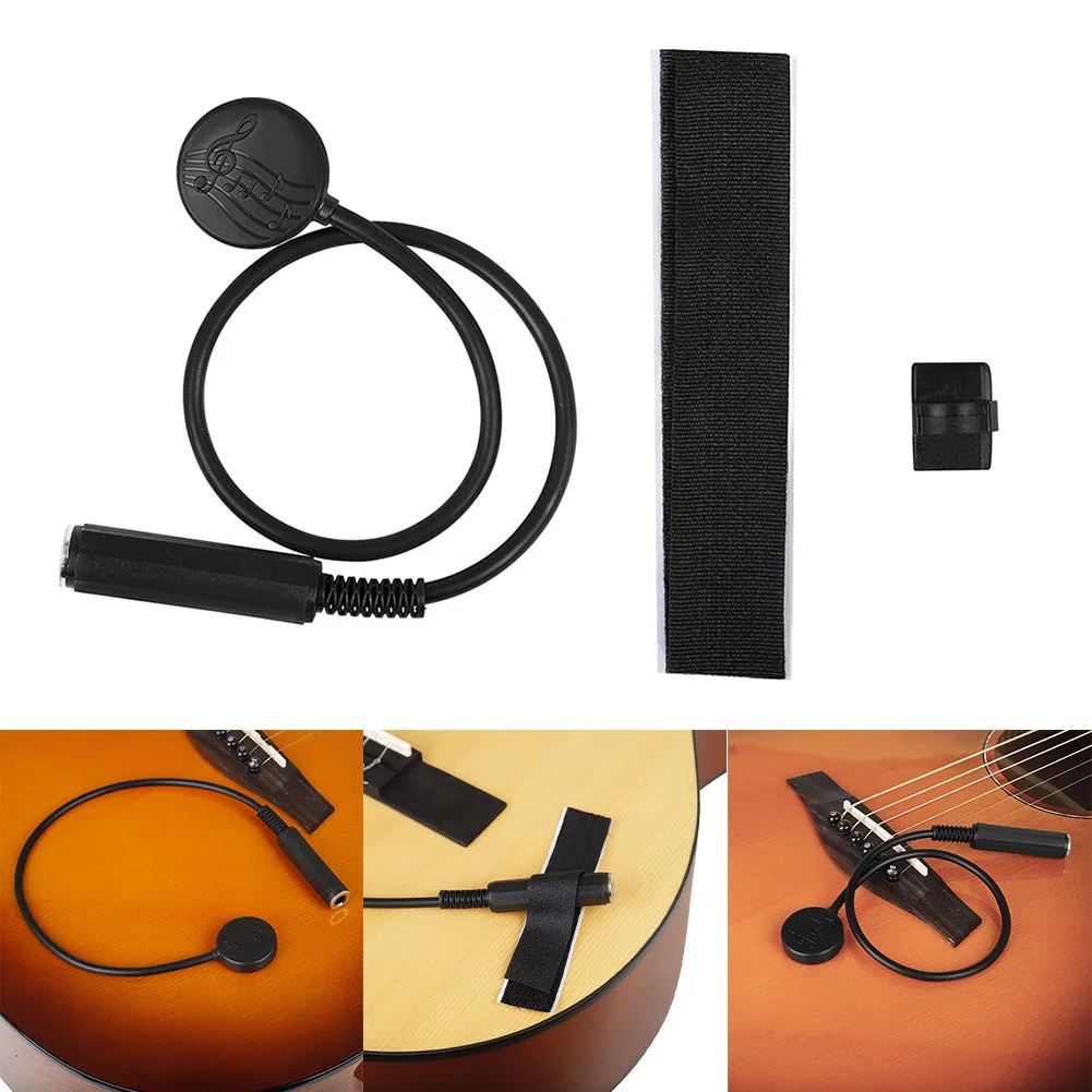 

1pc Guitar Pickup Professional Piezo Contact For Ukulele Acoustic Classical Guitars Accessories Parts Electronic Components