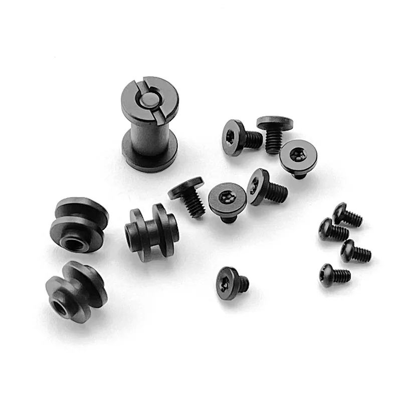 

1 полный комплект ручки ножа титановые винты набор оборудования для подлинного Rick Hinderer EKLIPSE 3,5 "ножи «сделай сам» сделать часть шпинделя гвоздь