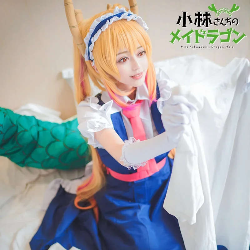 Фото Женский костюм горничной из аниме «Miss Kobayashi» №4
