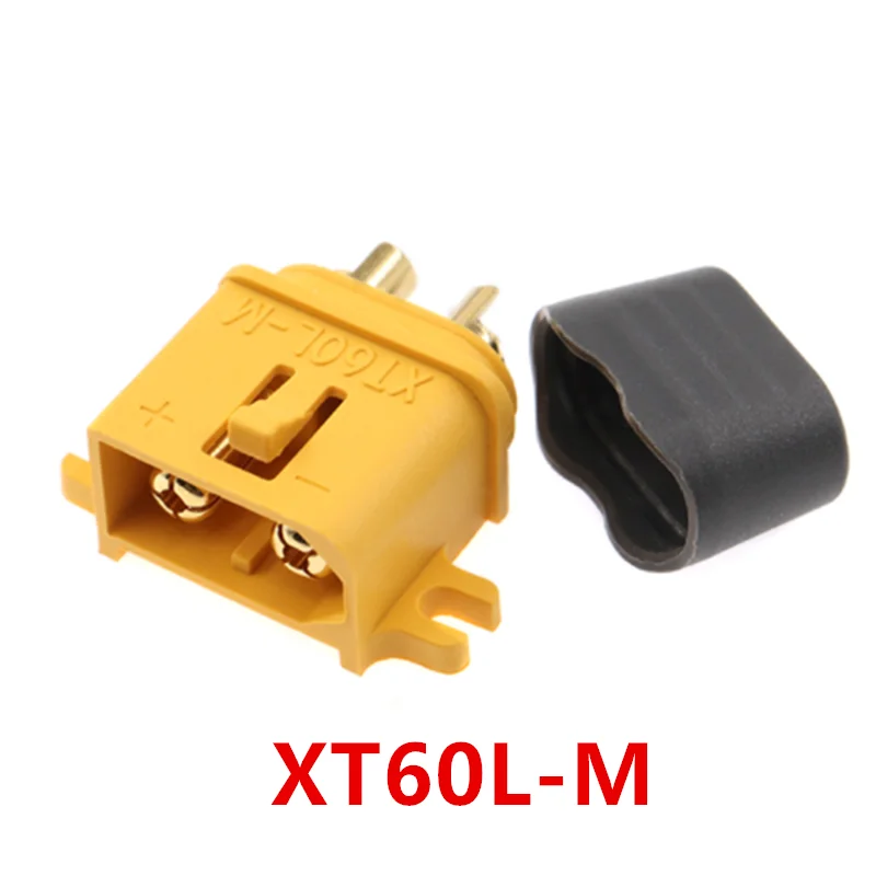 Разъем Amass XT60L XT60L-M XT60L-F с корпусом в оболочке Мужские и женские запасные части для