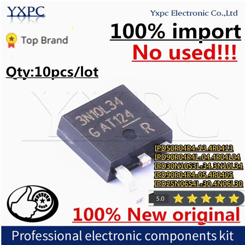 Новинка 100%, IPD50P04P4-13 IPD90P04P4L-04 IPD30N10S3L-34, 4P0413 4P04L04 3N10L34 4P0405 4N06L30 TO252