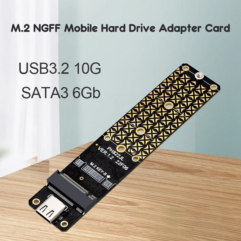 

Плата расширения NGFF M.2 B Key SATA SSD на USB