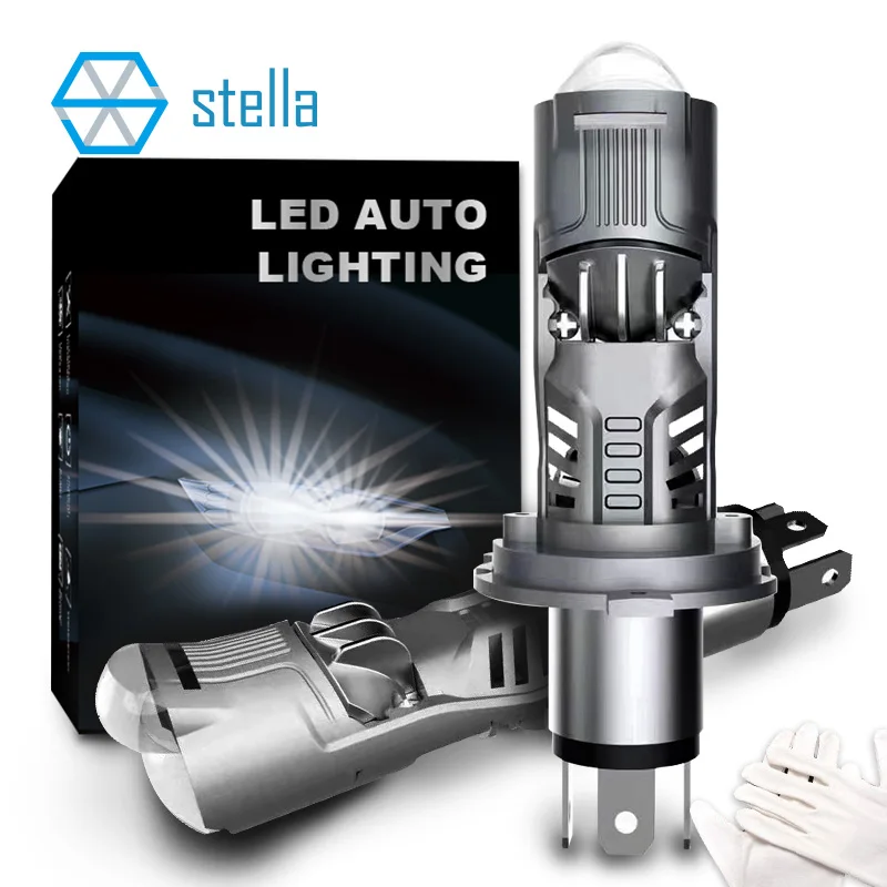 

Stella 12 В 24 В H4 Мини Светодиодная Лампа Для Фар 120 Вт 18000 Лм Дальний/ближний Свет Canbus Без Ошибок Мотоцикл Автомобил...