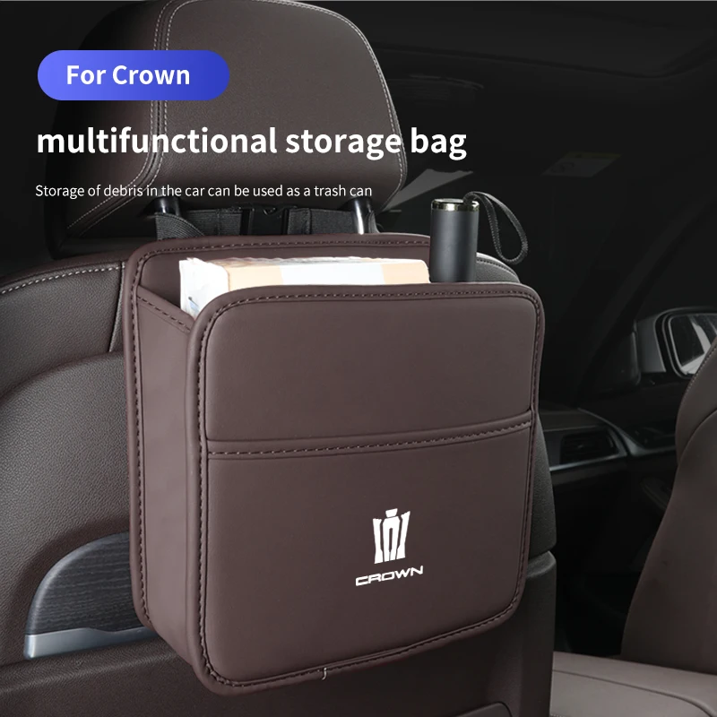 

1pcs Car Interior Organizer Box Storage Bag Sundries For Toyota Crown Corolla YARIS L Auris C-HR Hilux Vios Rav4 Prius Izoa Reiz