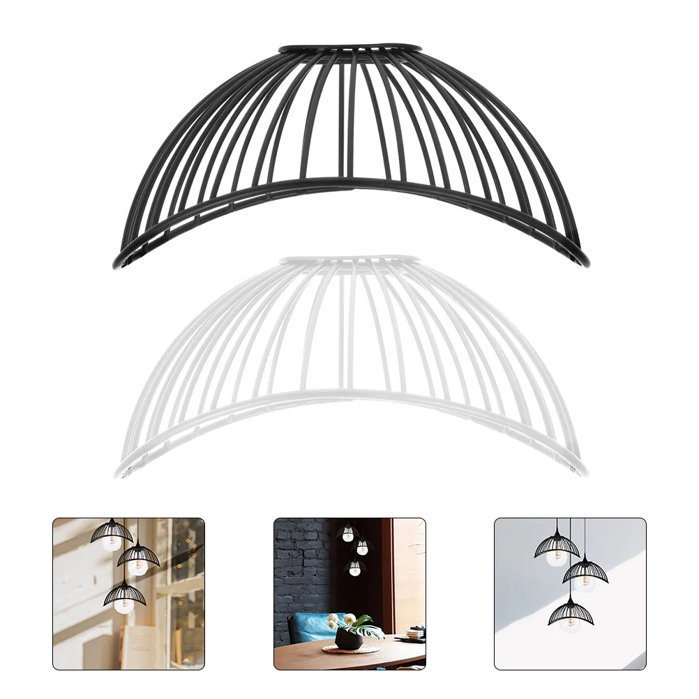 

Light Lamp Lampshade Ceiling Shade Chandelier Pendant Modern Iron Cover Fixtures Shades Led Metal Vintage Hollow Hanging