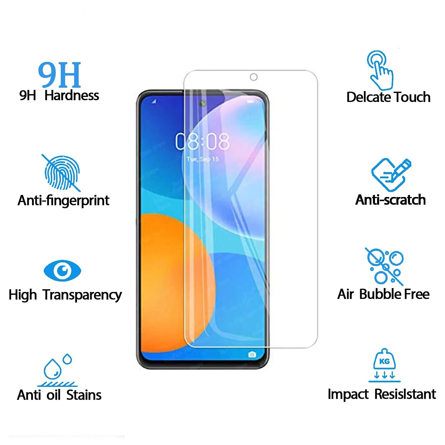 Для Huawei P smart 2021 защитная пленка из закаленного стекла для экрана