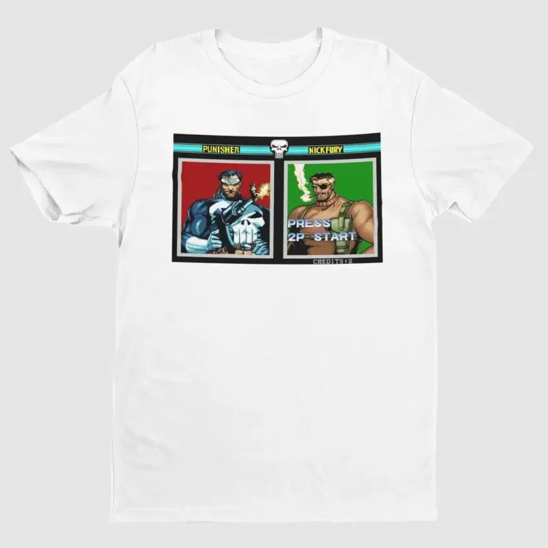 Фото Футболки премиум-класса The Punishment Arcade Character Select для геймеров №1