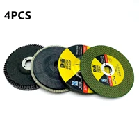 4pcs107mm100mm grinding wheel metal resin cutting disc hss carbide cutting louver polishing disc set for 100 type angle grinder