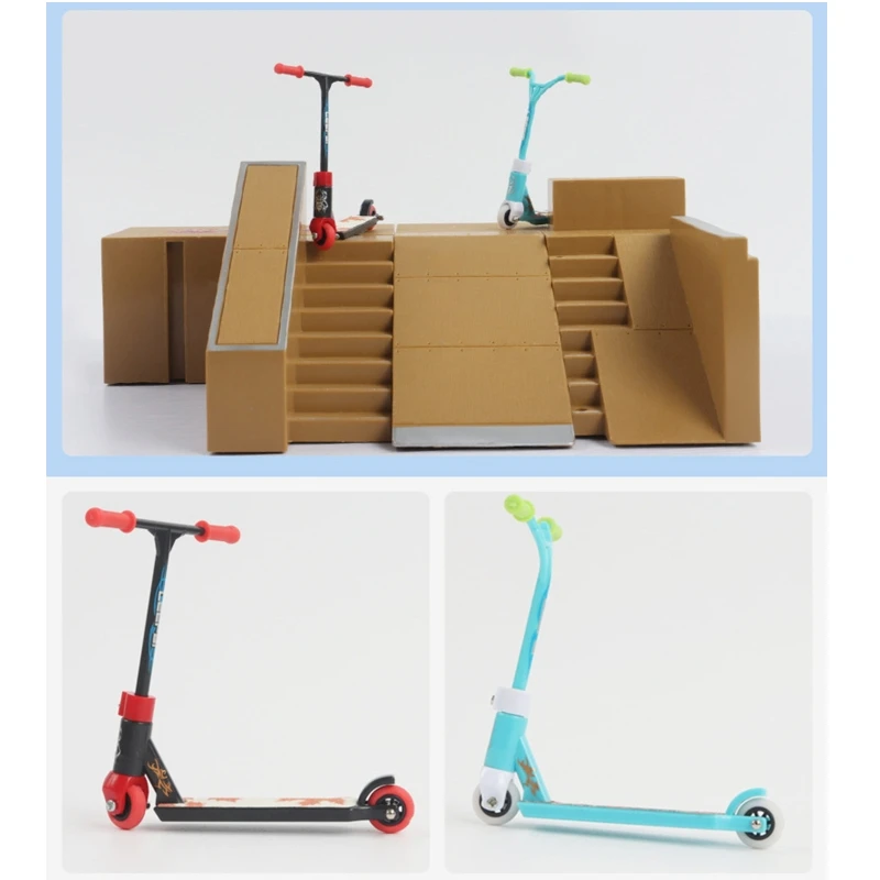

Finger Skateboards Mini Skate Park Ramp Sets Finger Scooter Fingertip Bikes Fingerboard Extreme Sport Deck Novelty Toys