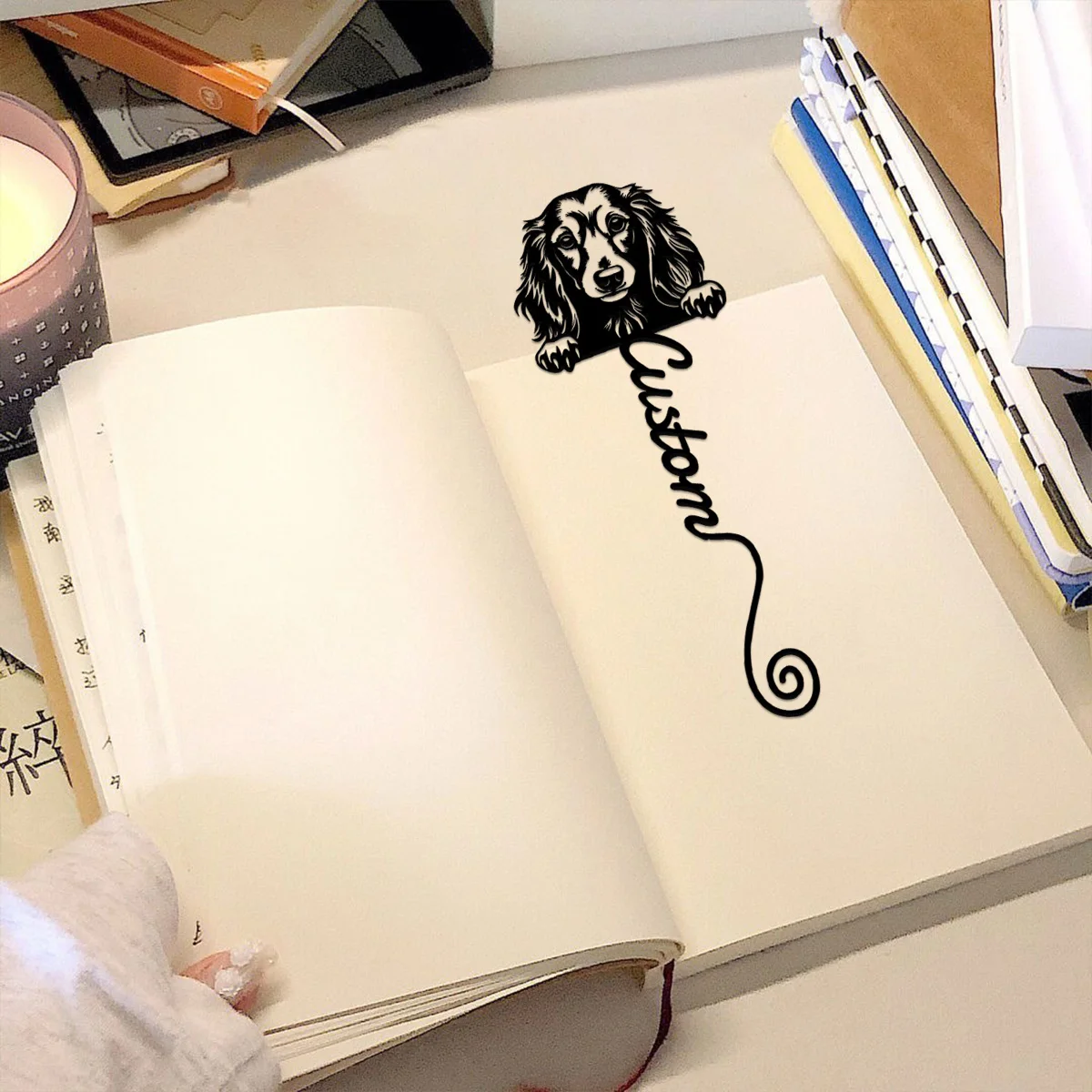 Фотоальбом подарок для влюбленных длинная такса Закладка учитель уникальная