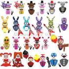 Строительные блоки FNAF, кирпичи пять ночей, атфреддис, мини-кошмары, кекс, розовый Фокси, транстрафт BalloonBoy для детей, экшн-фигурка