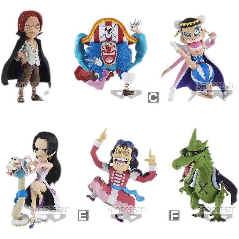 

Origianl One Piece World Collectable Vol.5 Action Figure The Great Pirates 100 Landscapes Figurines One Piece Anime Model Toy