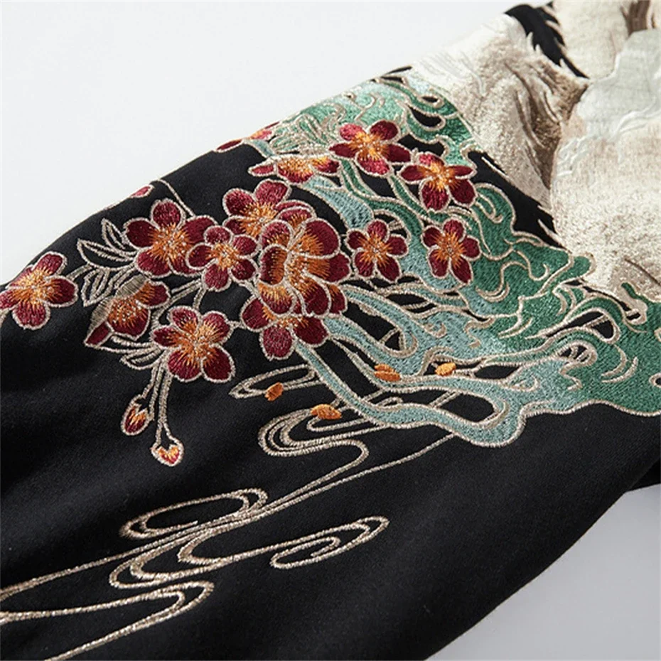 Винтажная толстовка с капюшоном для мужчин Y2K хип-хоп девятихвостая лиса