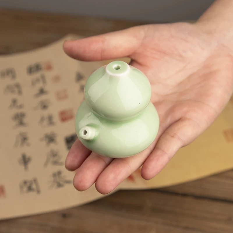 Фарфоровая капельница для воды в форме тыквы блюдо с китайскими чернилами