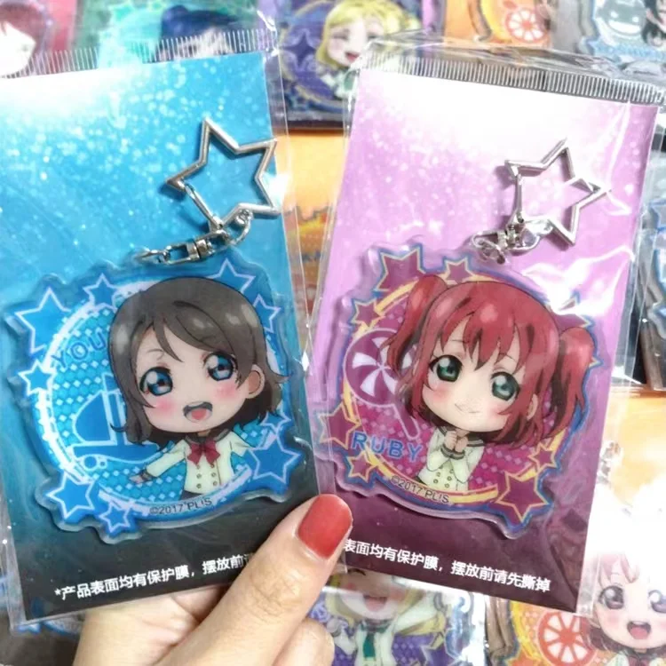 Аниме LoveLive!Sunshine! Акриловый брелок таками Чика Ватанабе You Kurosawa Ruby охара Мари