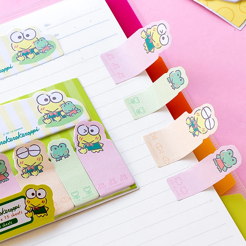 

90 Sheets/set Cute Cartoon Index Sticky Notes Paper Stickers Big-eared Dog Memo Pad Sticky Notes School Office Supply