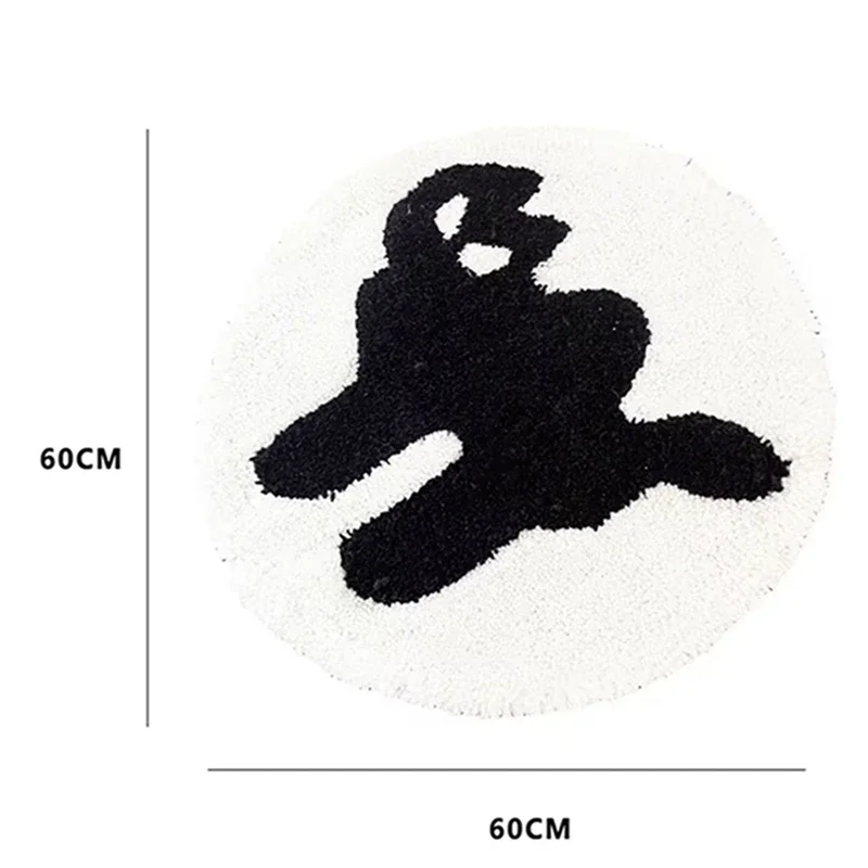 Ковер На Хэллоуин Мультфильм Тыква призрак Кошка дверной коврик нескользящий