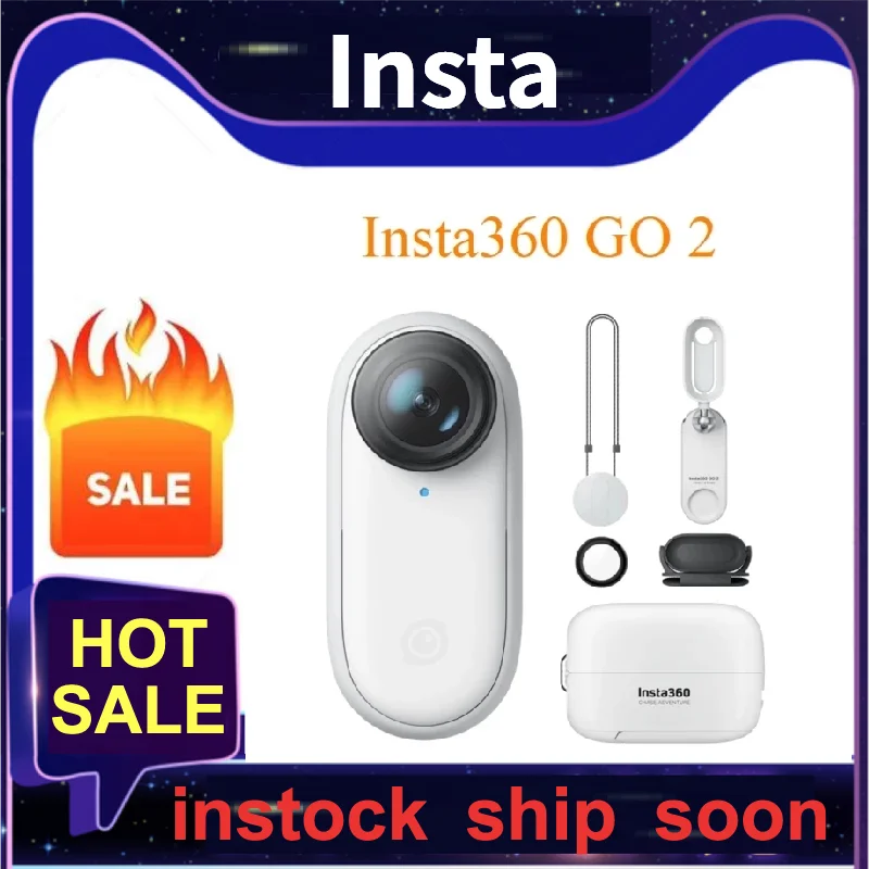 Экшн-камера Insta360 GO 2 Стабилизация состояния потока 4 м водонепроницаемая