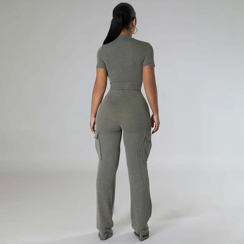 BIIKPIIK однотонный вязаный комплект из двух предметов одежда для активного отдыха