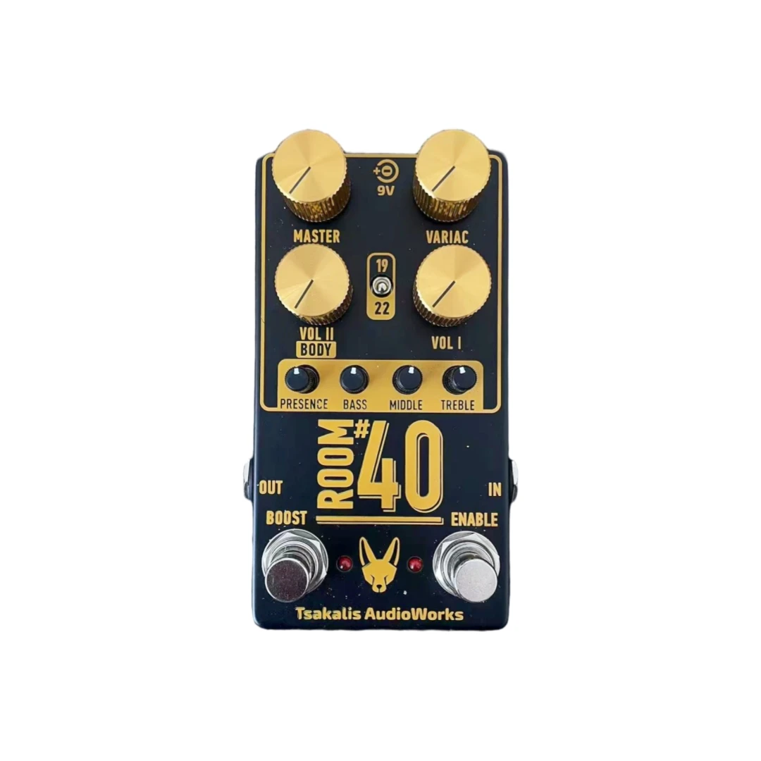 Фото Педаль LYR Pedals Ly Rock Distortion, черная, с режимами PLEXI и JCM800, со встроенной регулировкой давления. №1