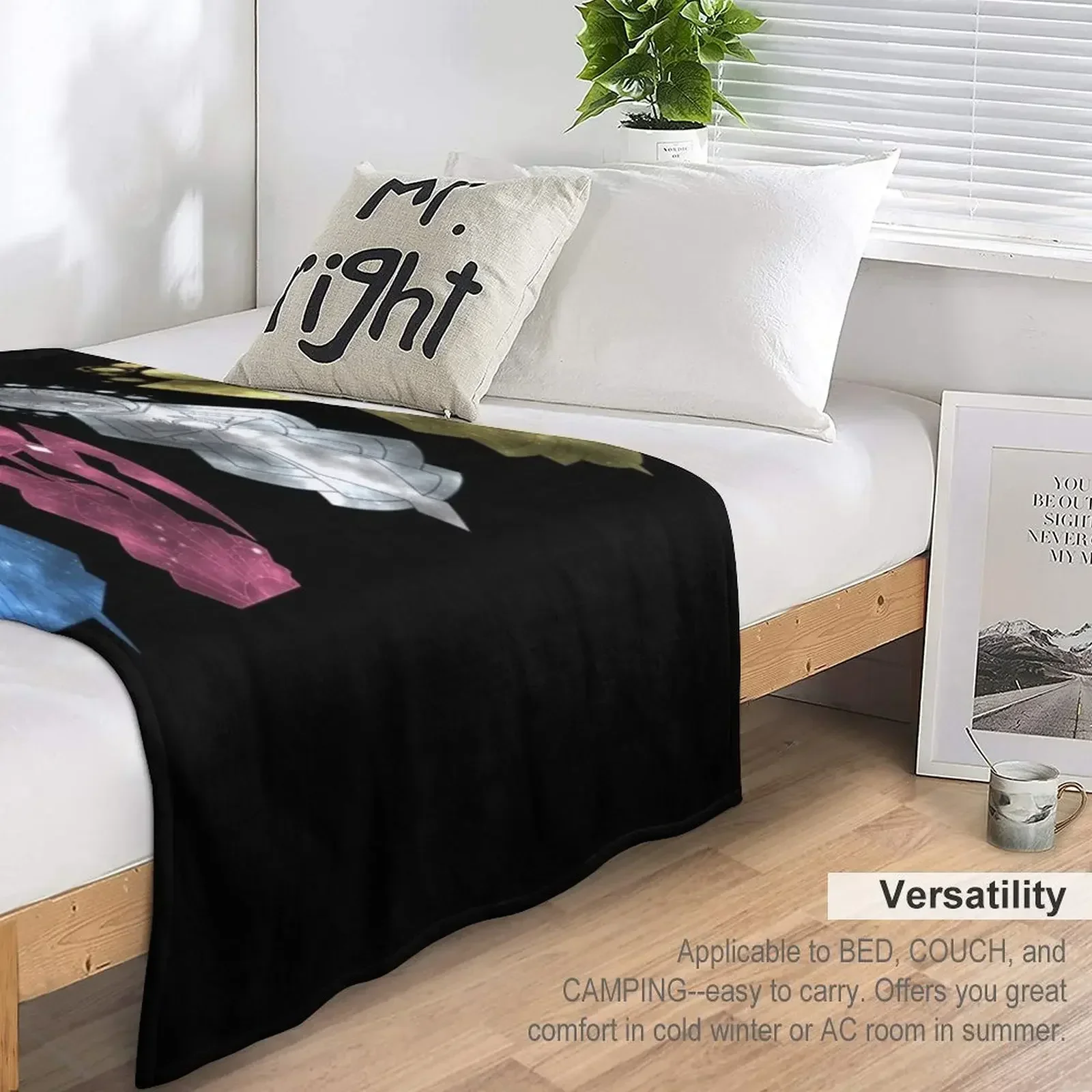 Фреска Diamond Authority (Galaxy Design) Декоративное одеяло Мягкое фланелевое с большим ворсом