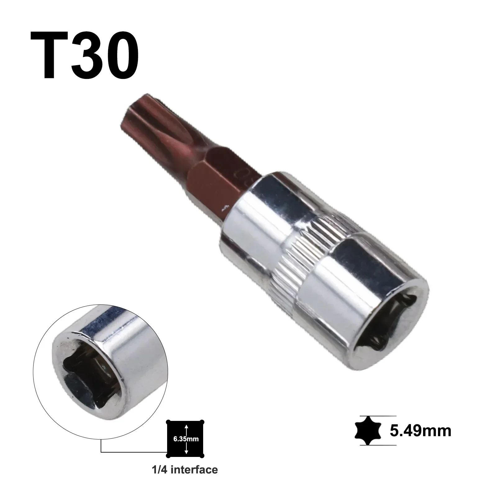 5 шт. биты Torx с приводом 1/4 дюйма SoFor CKet инструменты для головки T15 T20 T25 T30 T40 торцевой