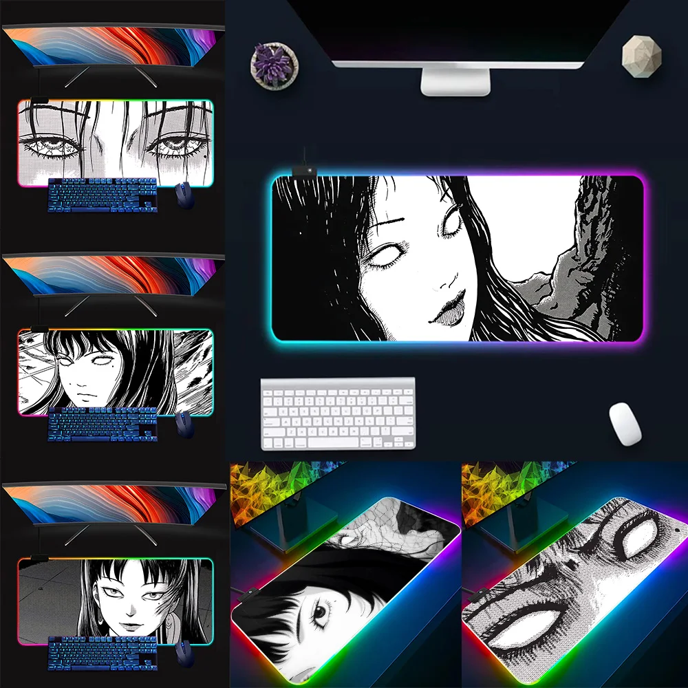 Коврик для мыши Junji Ito Tomie kwake Ami резиновый игровой компьютерный коврик с