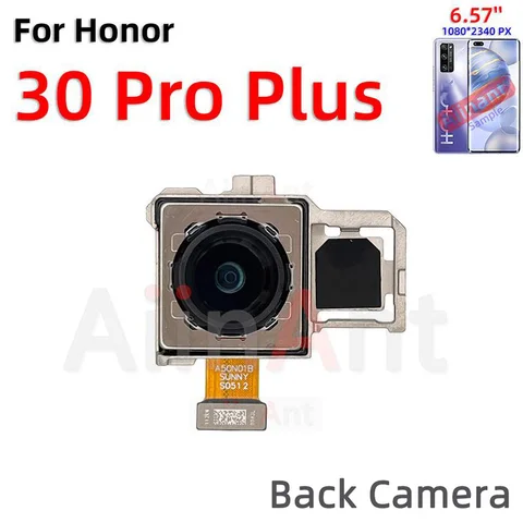 Гибкий кабель Aiinant для передней камеры, задней и основной камеры для Huawei Honor 30 Lite Pro Plus View 30 V30 30s, Запасная часть