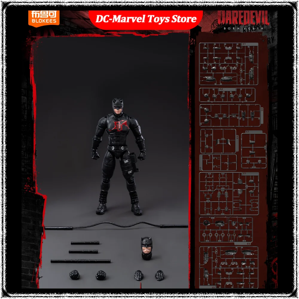 Фото В наличии: Blokees Daredevil Blokees Marvel Heroes Champion Class 14: Born Again Daredevil, фигурка для игр. №1