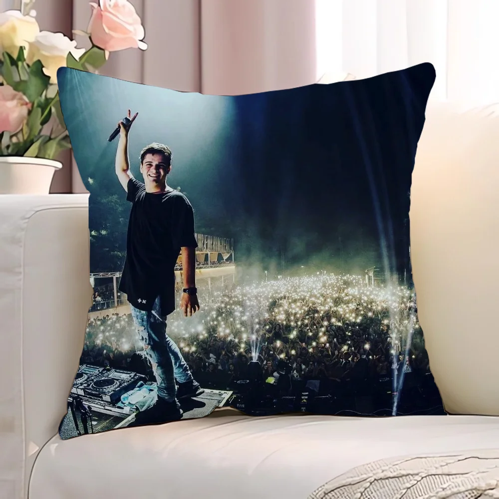 M-Martin GarrixS Плюшевая Наволочка 40x40 Квадратная Декоративная Домашний Декор