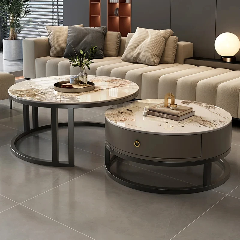 Роскошный обеденный стол шкафы для гостиной настольная подставка круглый