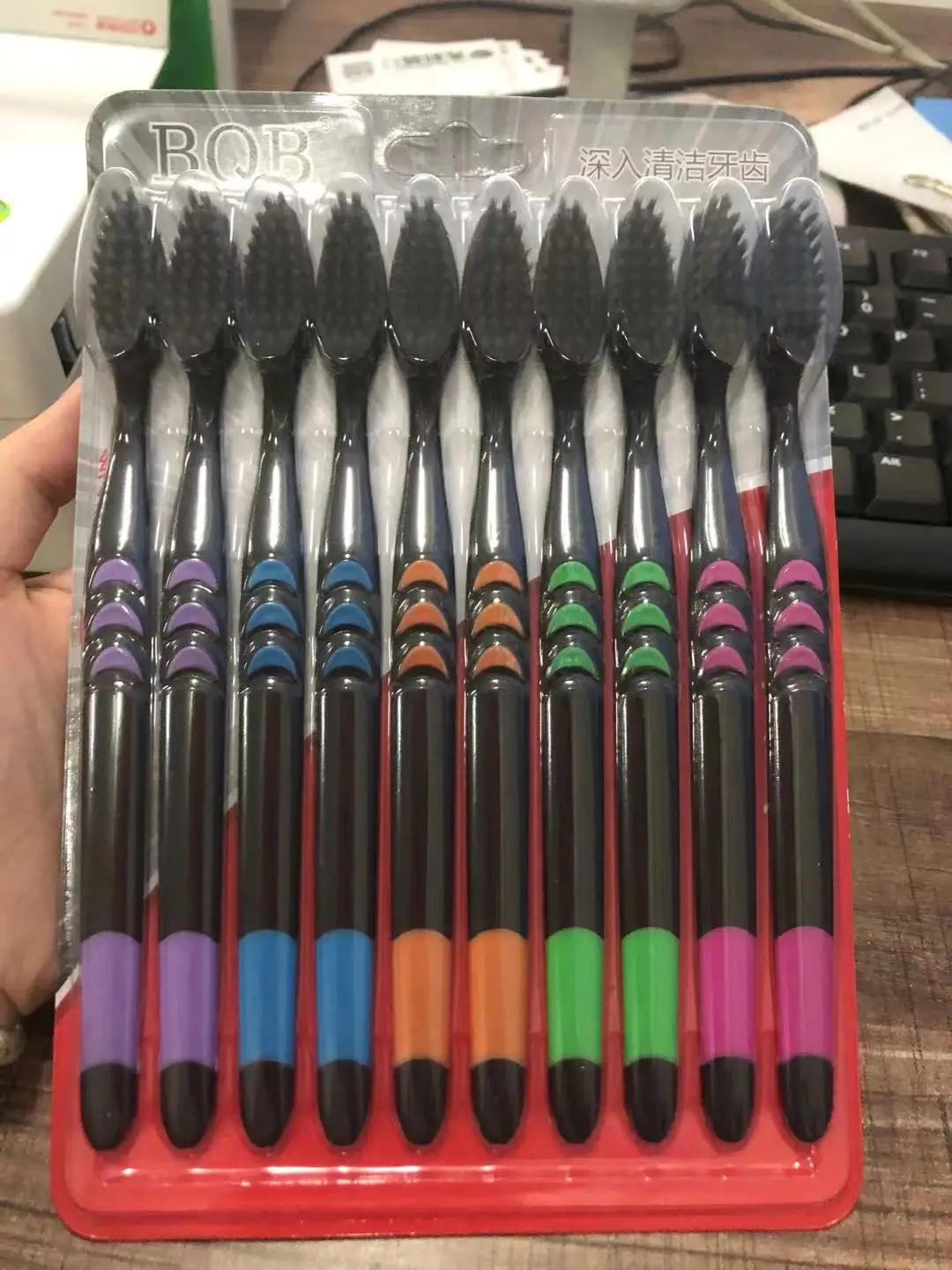 10 шт. Деревянные Зубные щётки с мягкой щетиной |