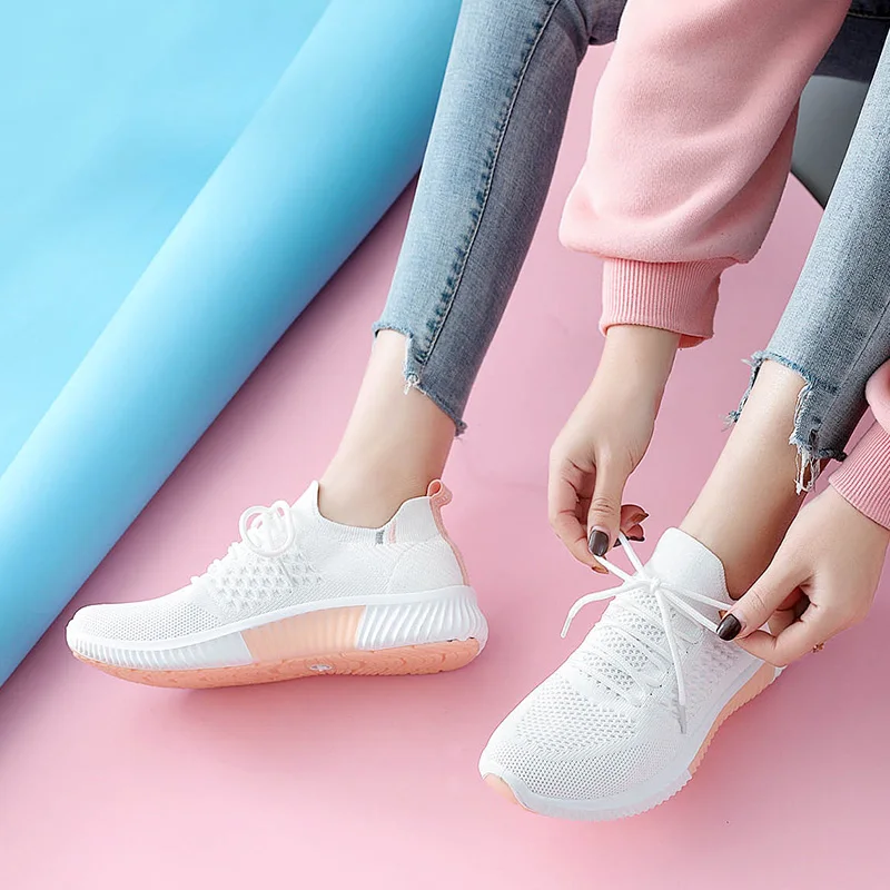 Туфли женские теннисные классические повседневные кроссовки на плоской подошве