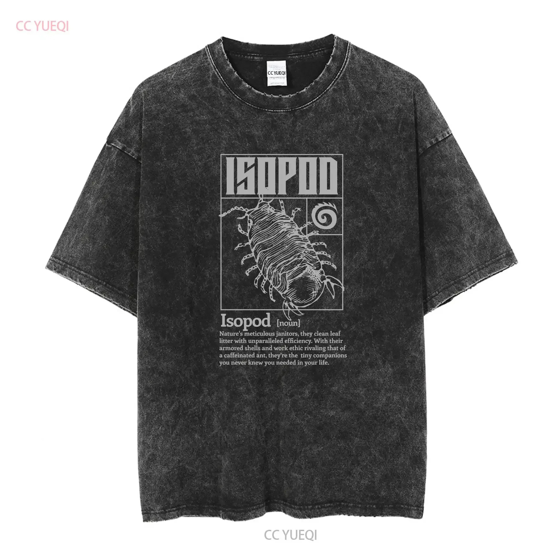 Фото Футболка Isopod с насекомыми, таблетками, жуками, любителем жуков, забавная странная сумасшедшая энтомология, учитель естественной науки для папы, винтажная одежда с длинными или короткими рукавами №2