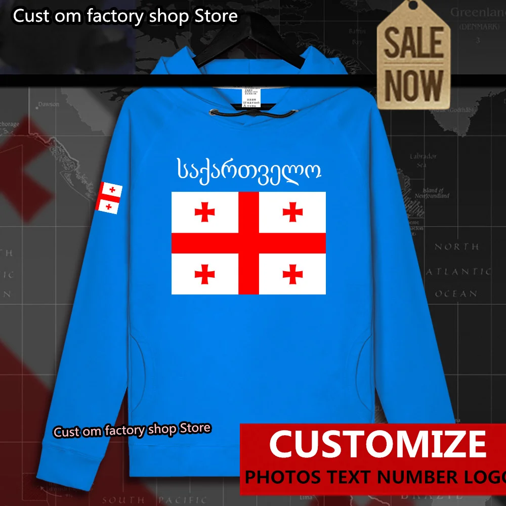 

Georgia GEO Georgian mens hoodie pullovers hoodies men sweatshirt streetwear clothing hip hop tracksuit nation flag Spring new