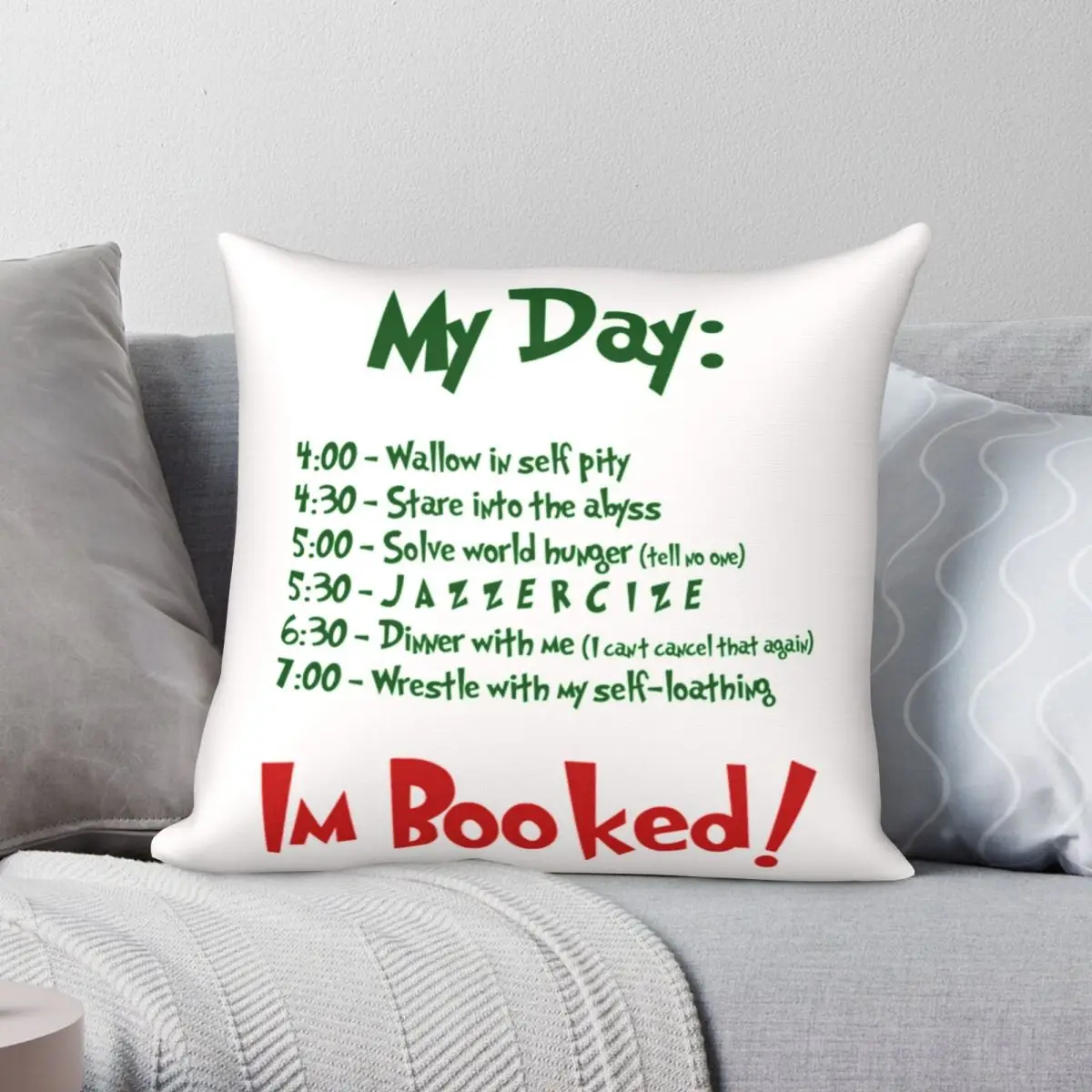 

Квадратная наволочка My Day I'm снабжена полиэстеровым льняным бархатным принтом на молнии, декоративная Автомобильная наволочка