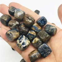 wholesale 100g natural crystal gravel blue amphibole crystal tumbling specimen healing gem reiki aquarium