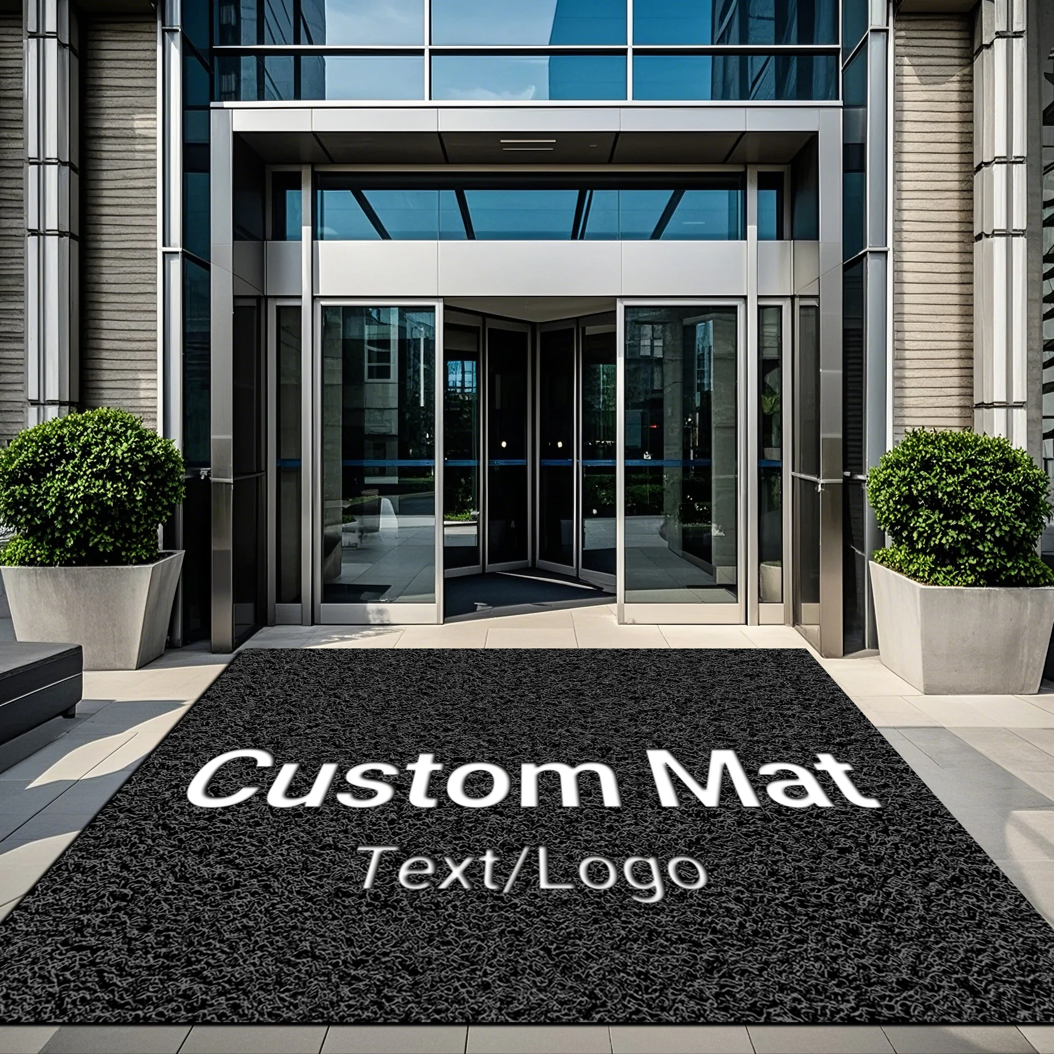 Персонализированный противоскользящий водонепроницаемый коврик из ПВХ