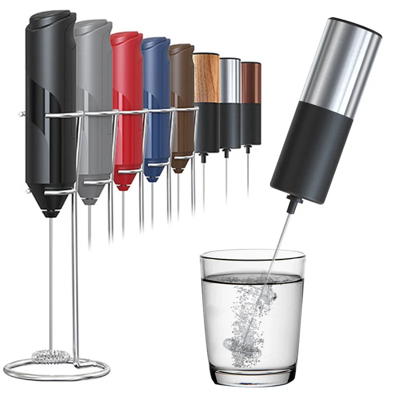 

Electric Milk Frother Handheld Stainless Steel Whisk Mini Drink Mixer Foam Maker for Cappuccino Coffee Lattes Matcha Chocolate