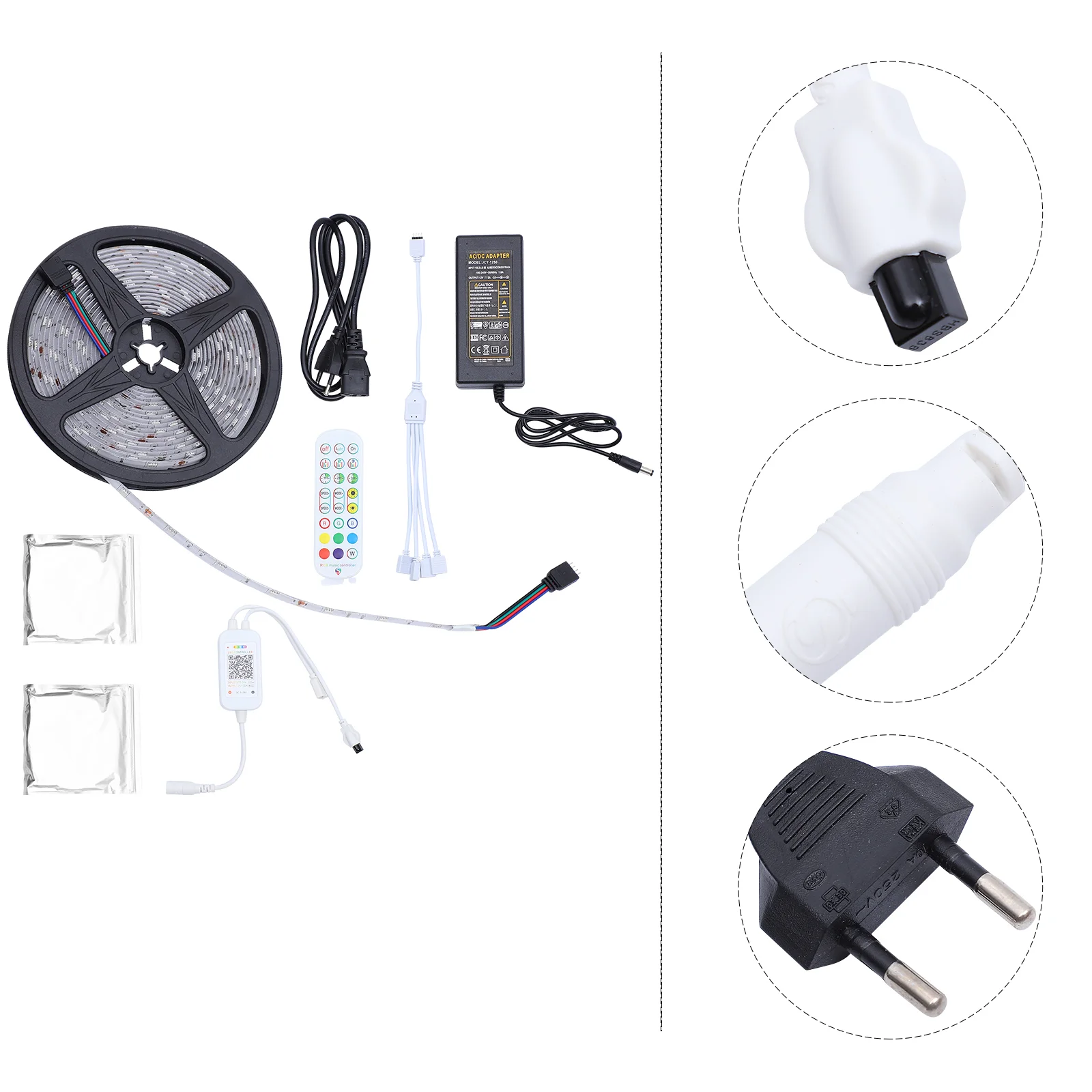 

1 Set Car RGB Strip Light Decorative Car Light Vehicle Atmosphere Lamp (EU Plug)